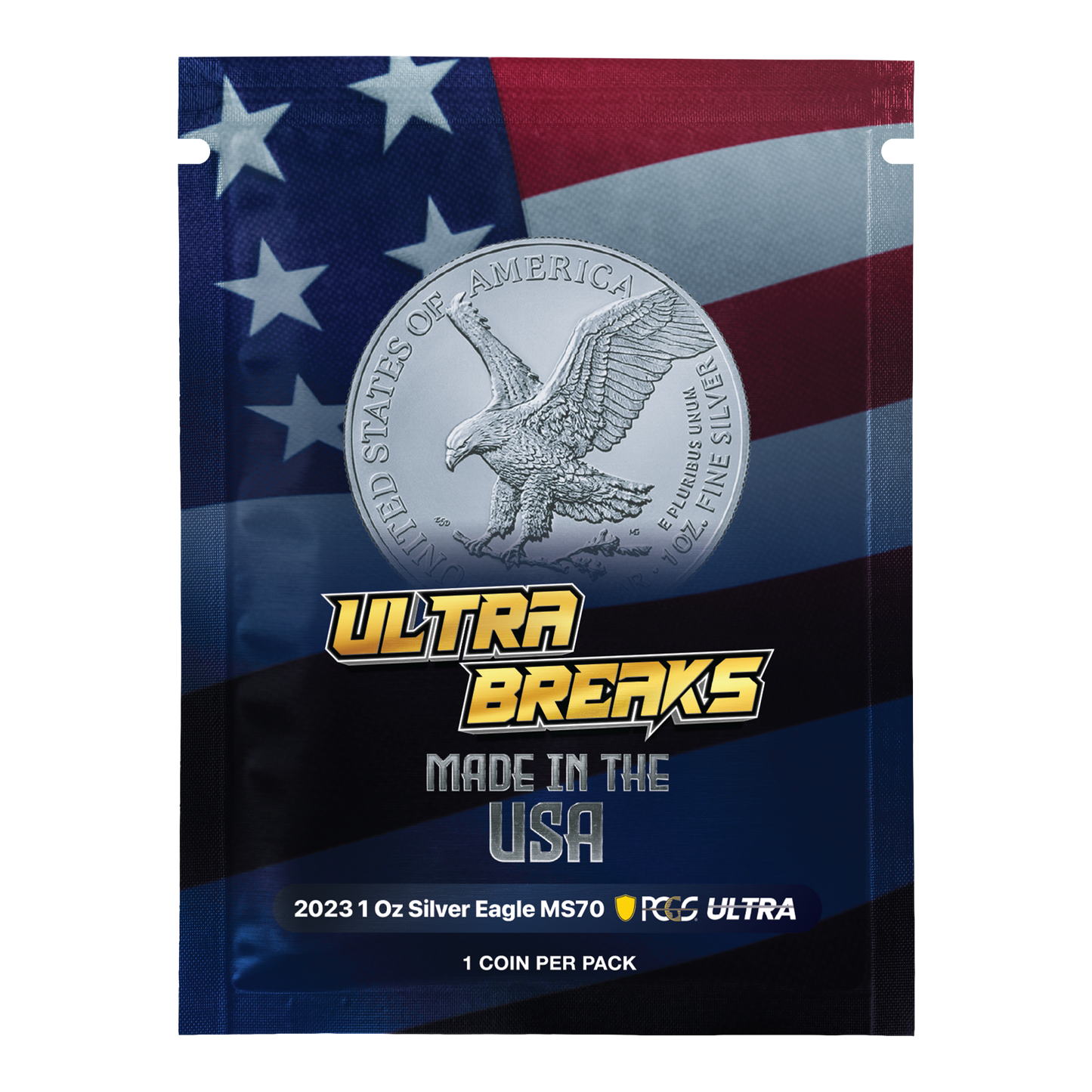2023 Silver Eagle MS70 & Gold Chase Coins - UltraBreaks Made in the USA