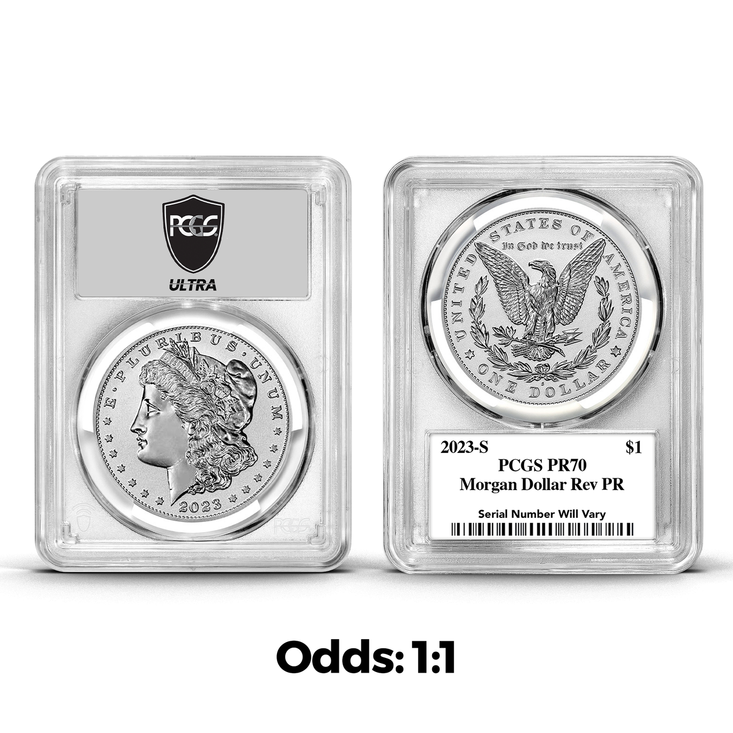 2023 Morgan or Peace Dollar PCGS Reverse PR70 UltraBreaks Pack