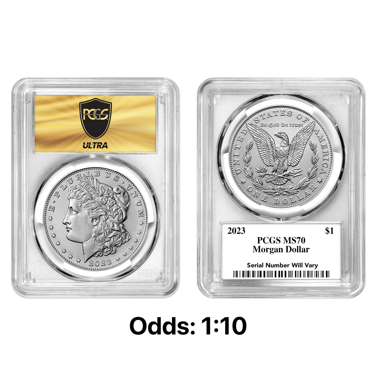 2023 Morgan or Peace Dollar PCGS MS70 Ultrabreaks Pack