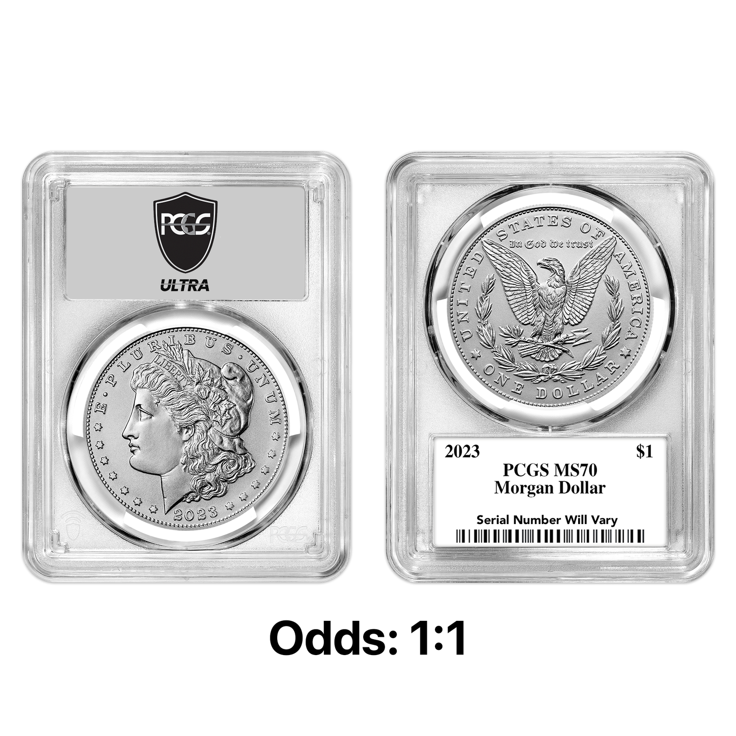 2023 Morgan or Peace Dollar PCGS MS70 Ultrabreaks Pack