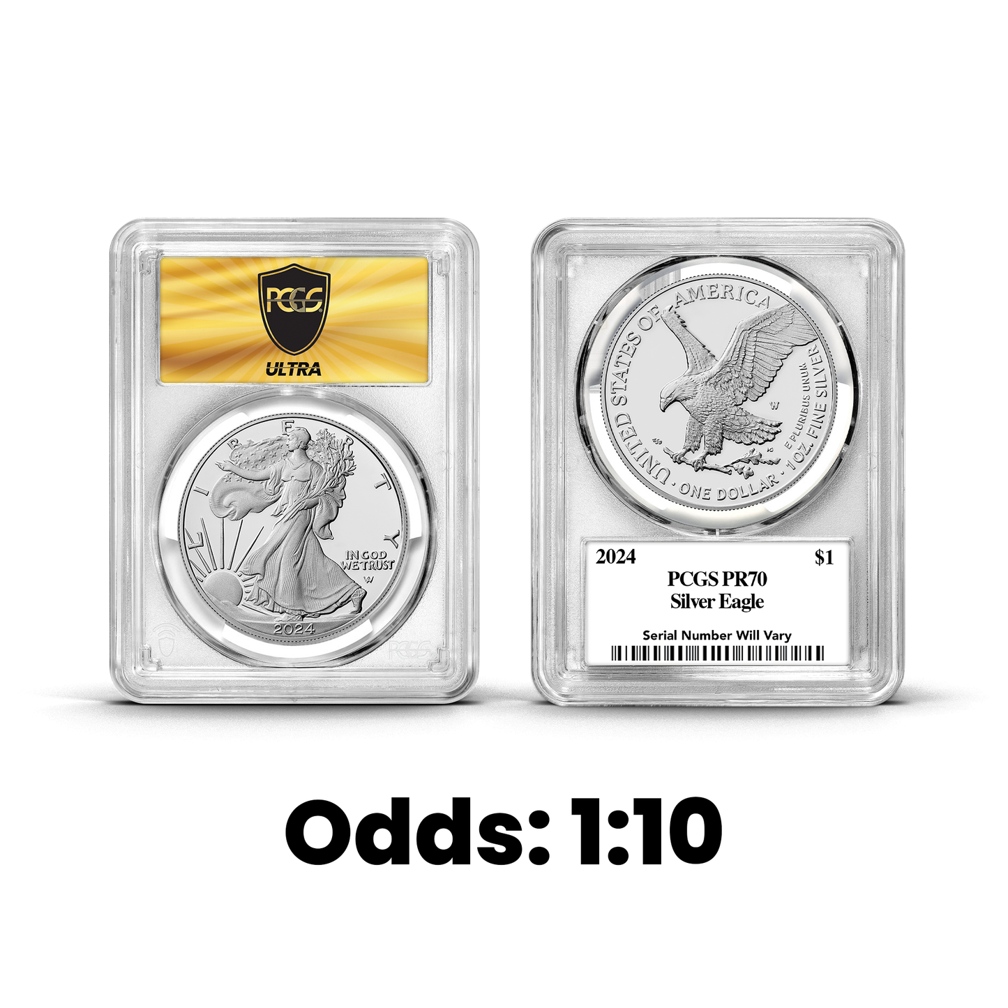 2024 Silver Eagle PCGS PR70 Back To The 80s UltraBreaks Pack
