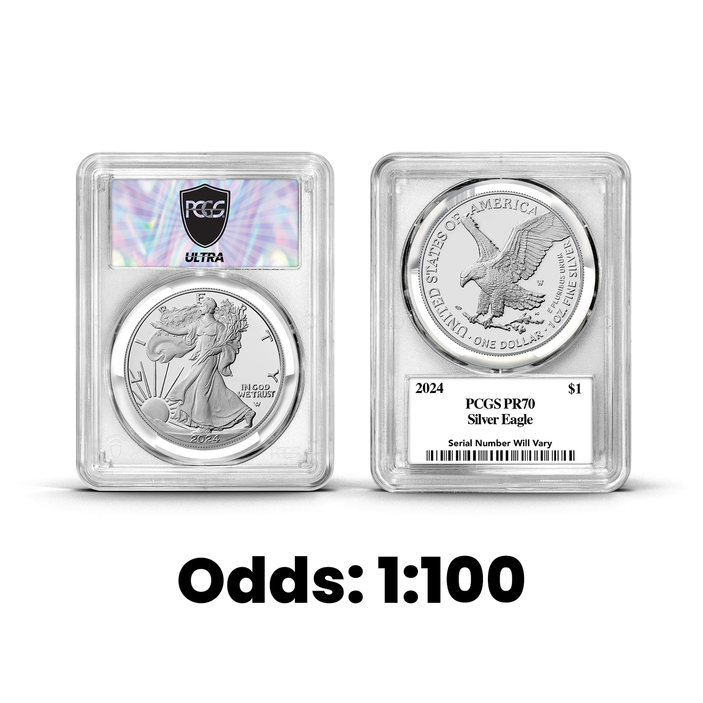 2024 Silver Eagle PCGS PR70 Back To The 80s UltraBreaks Pack