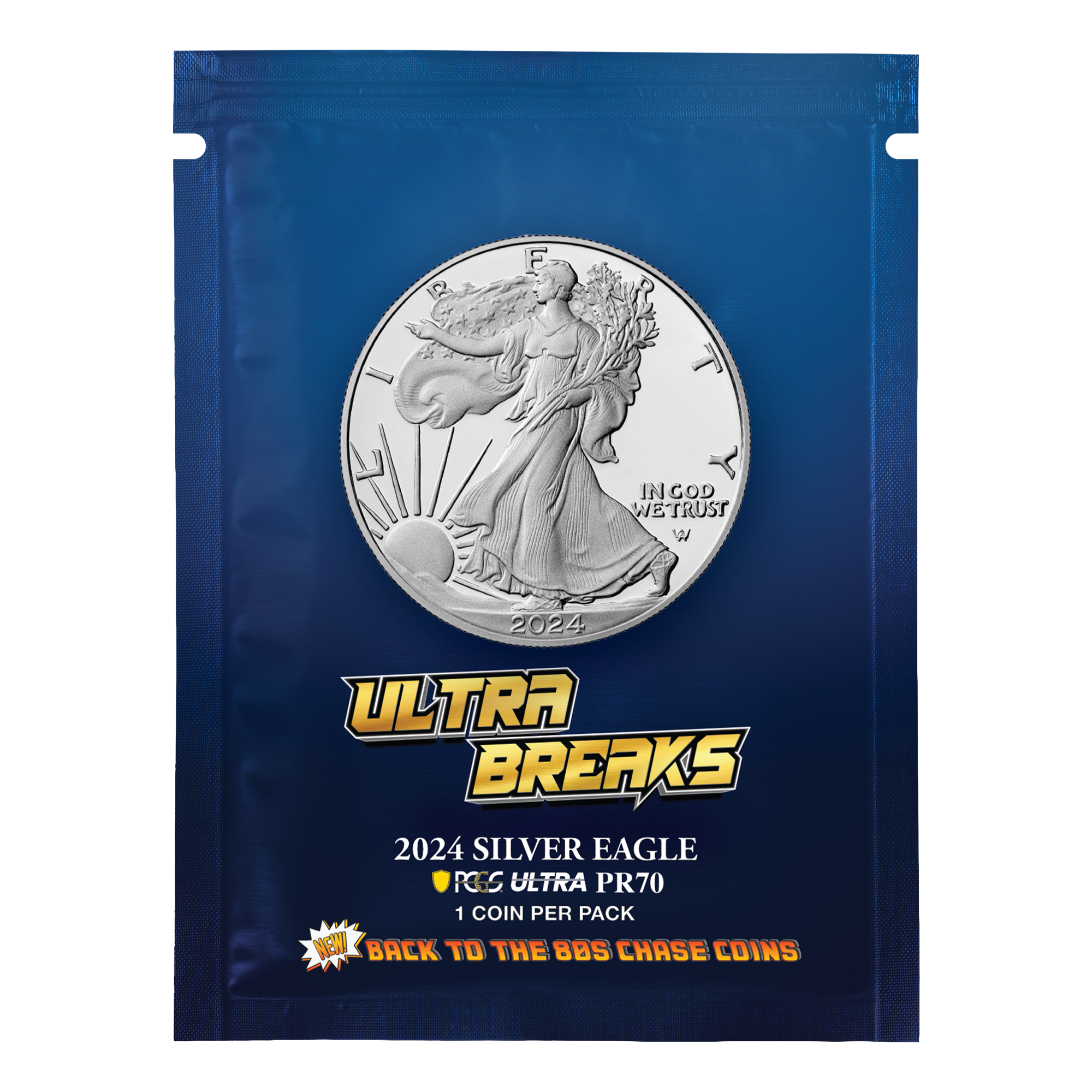 2024 Silver Eagle PCGS PR70 Back To The 80s UltraBreaks Pack 2024 Silver Eagle PCGS PR70 Back To The 80s UltraBreaks Pack
