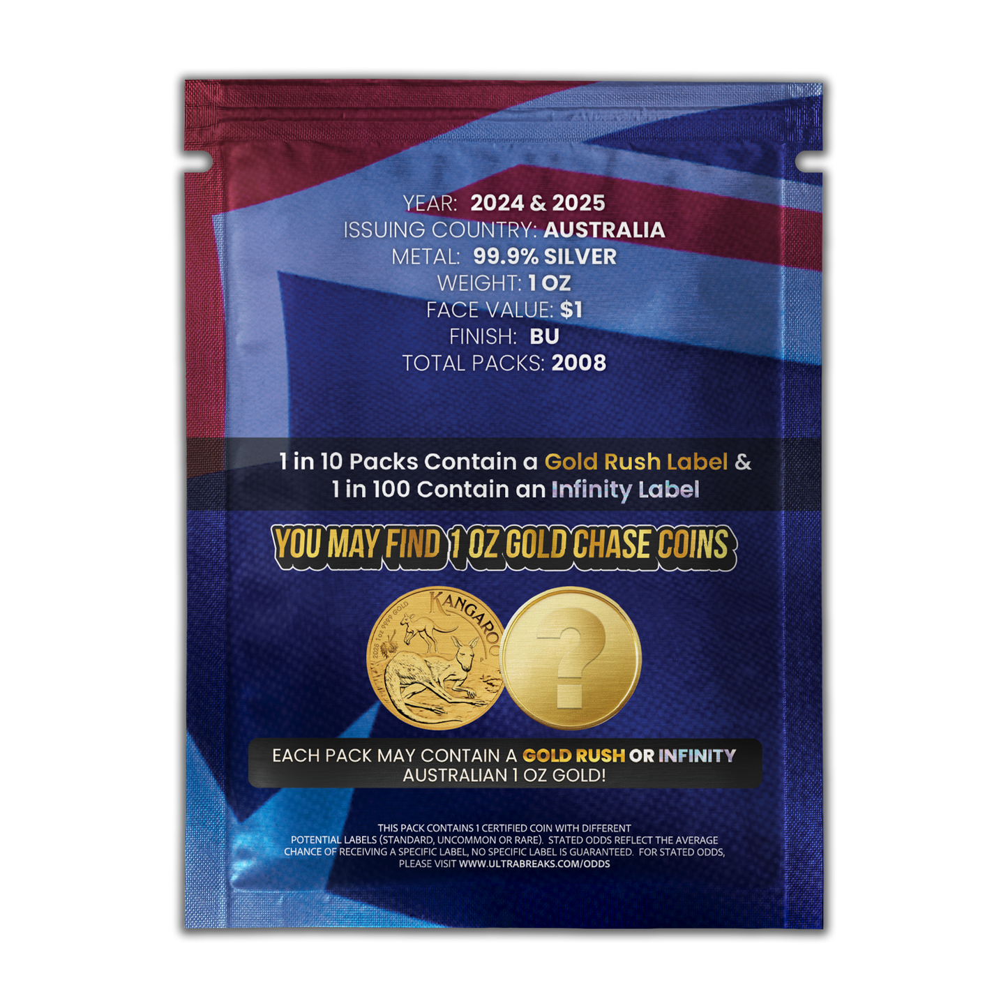 UltraBreaks Down Under II: featuring 1 oz silver and Gold Chase coins