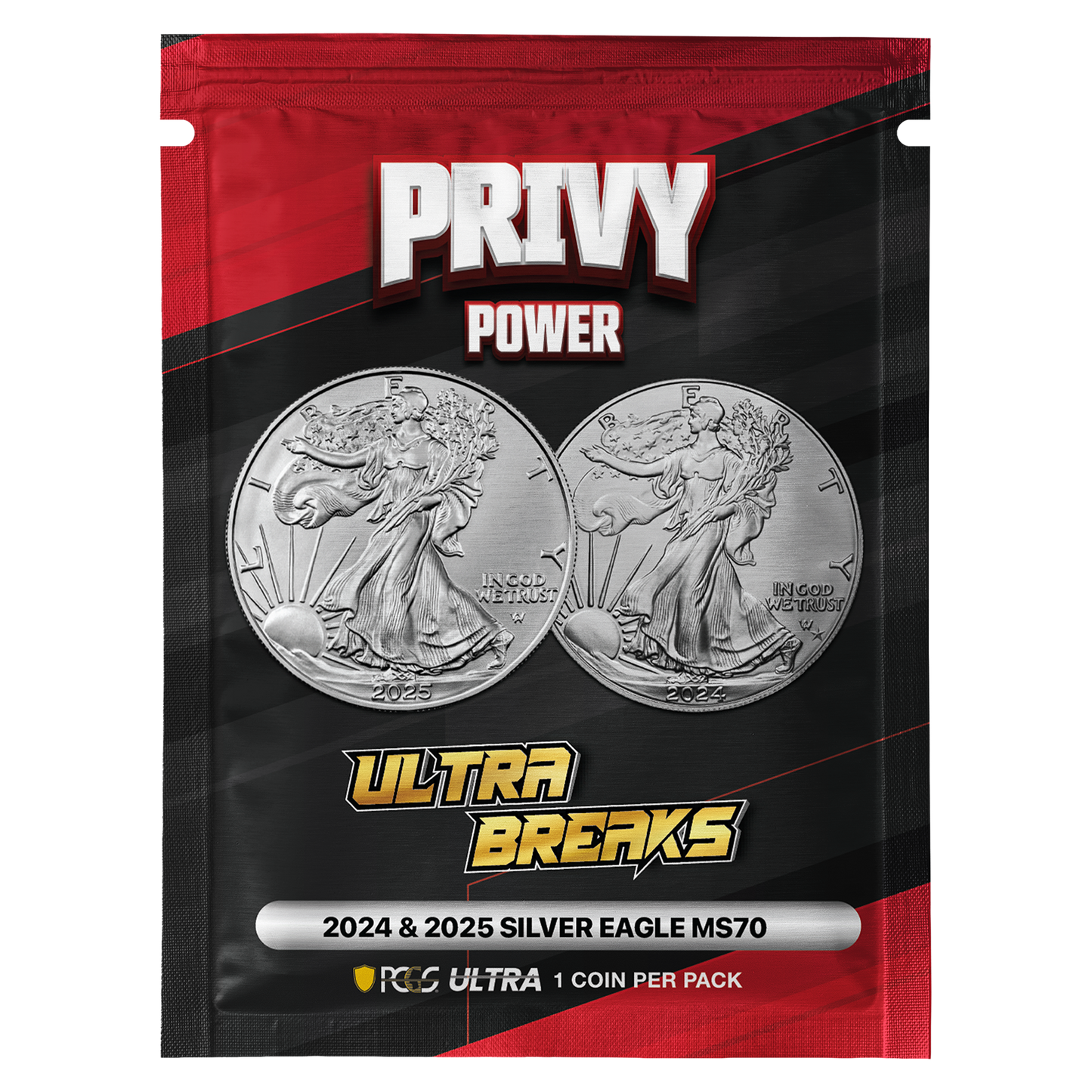 UltraBreaks Privy Power: Featuring 2025 & 2024 Silver Eagle MS70 & Gold Chase Coins