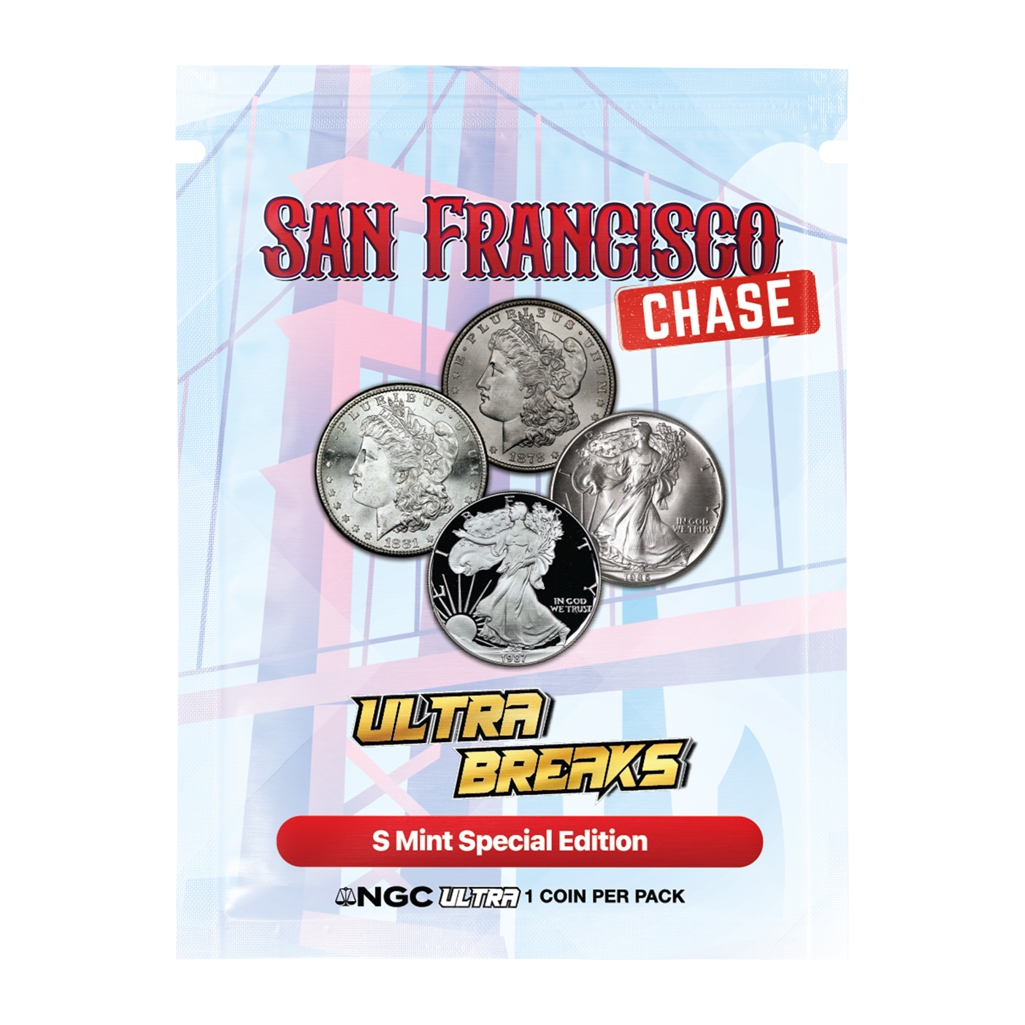 1989年NGC PF権利章典と権利主張2ポンド銀プルーフ2枚セット UltraBreaks: San Francisco Chase - NGC Certified