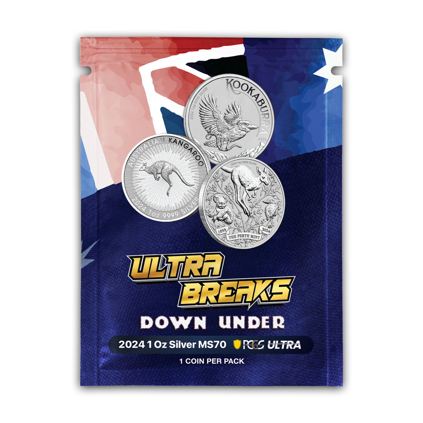 UltraBreaks Down Under: featuring 1 oz Silver MS70 & Gold Chase Coins