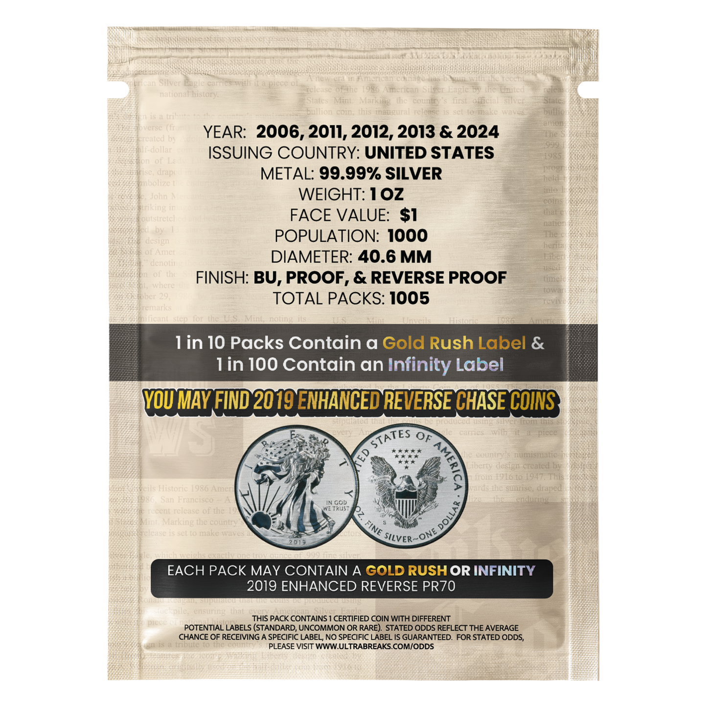 UltraBreaks Special Edition Silver Eagle