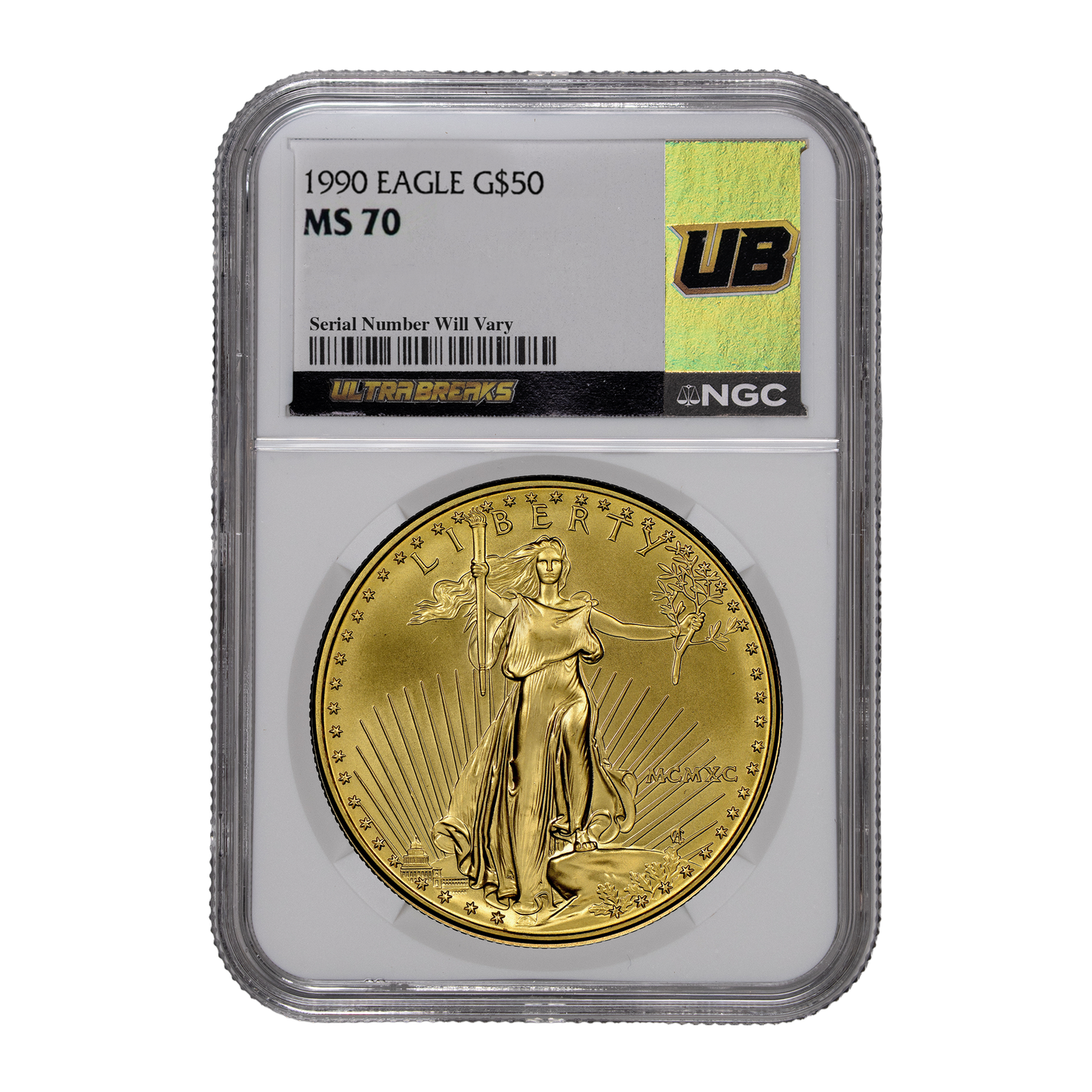 UltraBreaks Saved by the 90s Silver Eagle NGC Certified