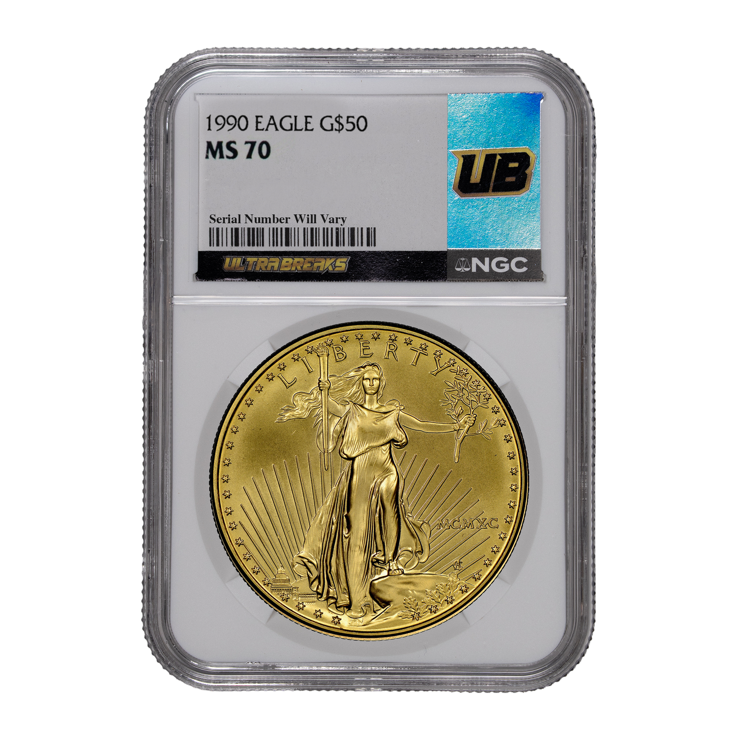 UltraBreaks Saved by the 90s Silver Eagle NGC Certified