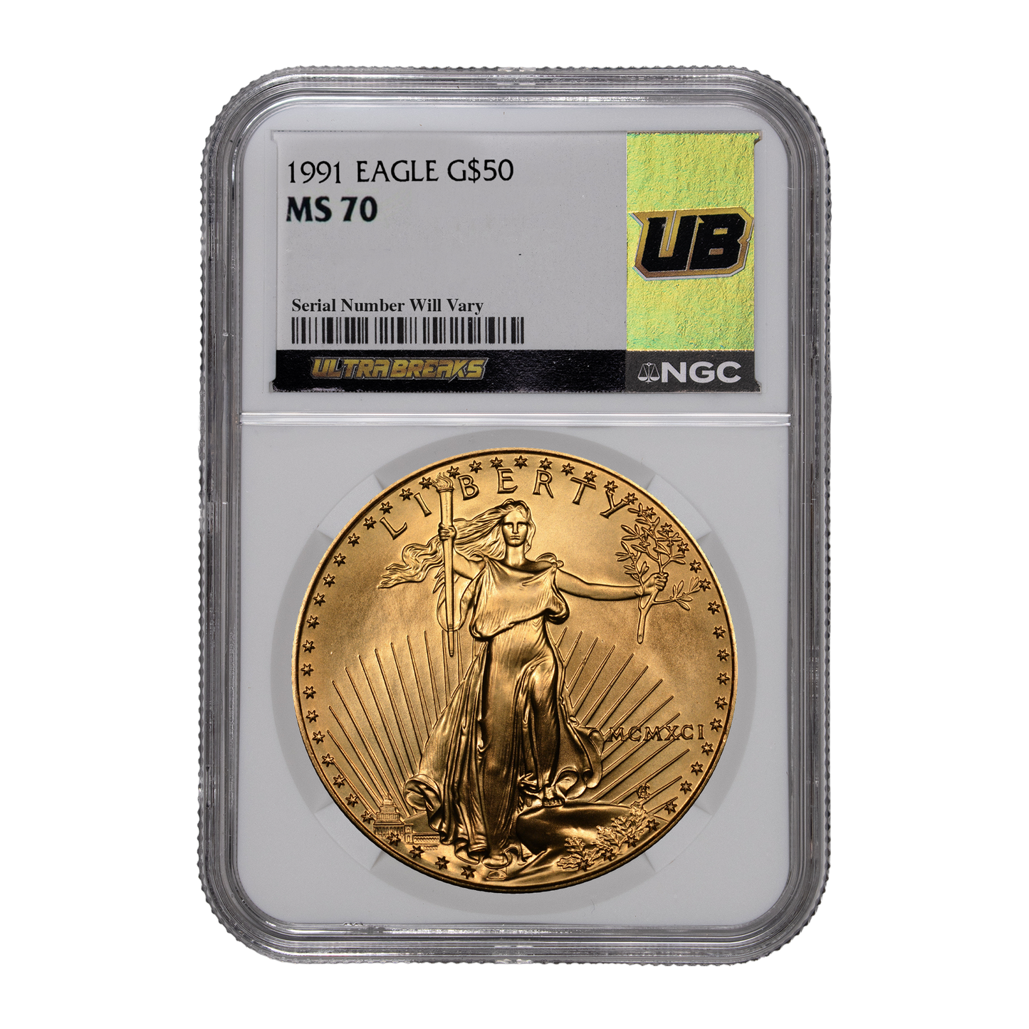 UltraBreaks Saved by the 90s Silver Eagle NGC Certified