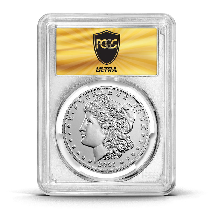 UltraBreaks Silver Dollar Legends: featuring 2024 Morgan or Peace Dollar PCGS MS70 & Chase Coins