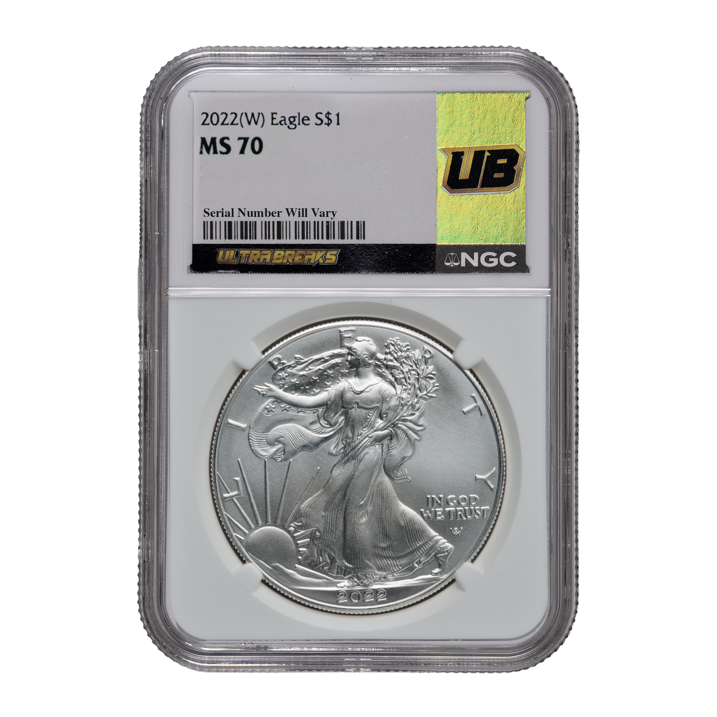UltraBreaks Saved by the 90s Silver Eagle NGC Certified