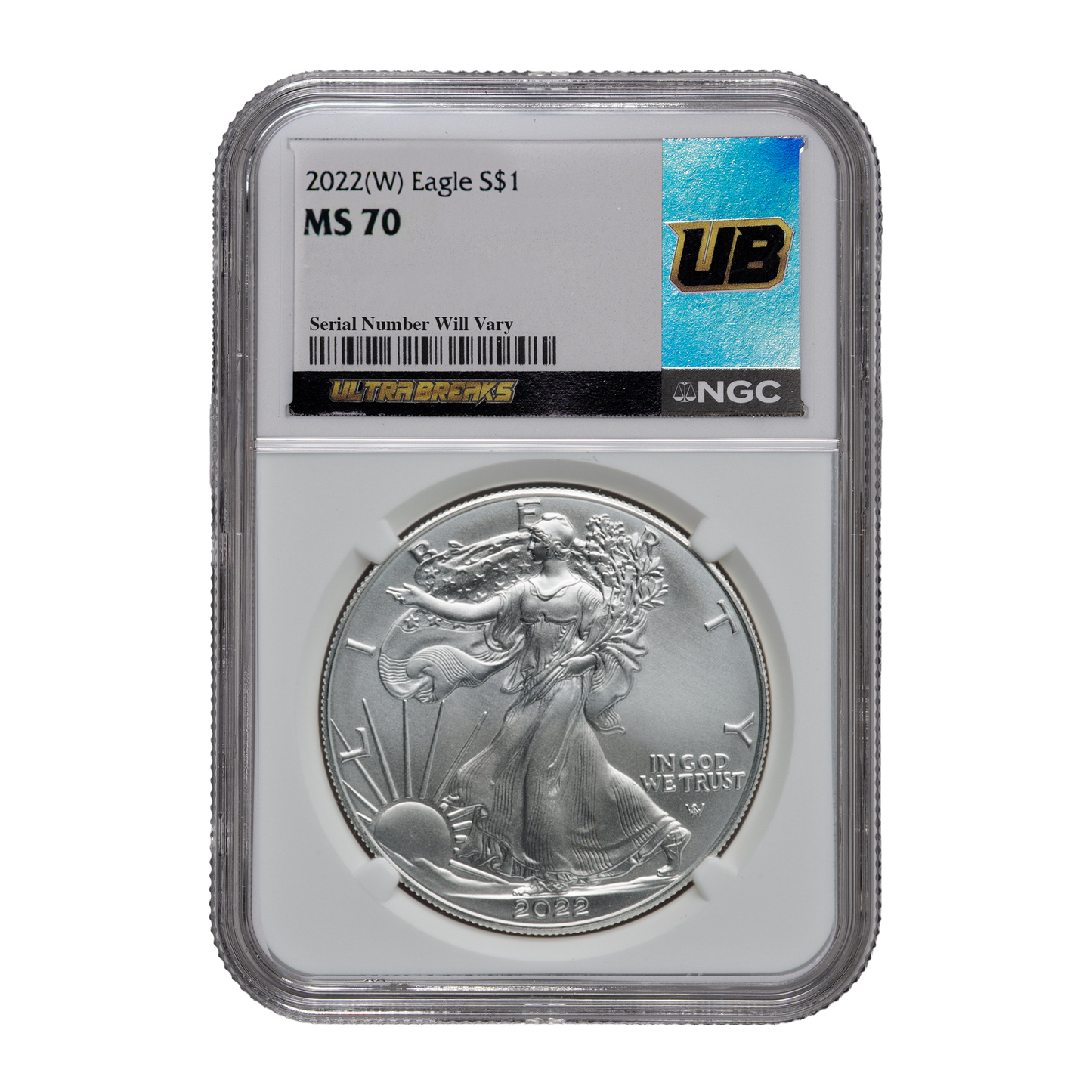UltraBreaks Saved by the 90s Silver Eagle NGC Certified