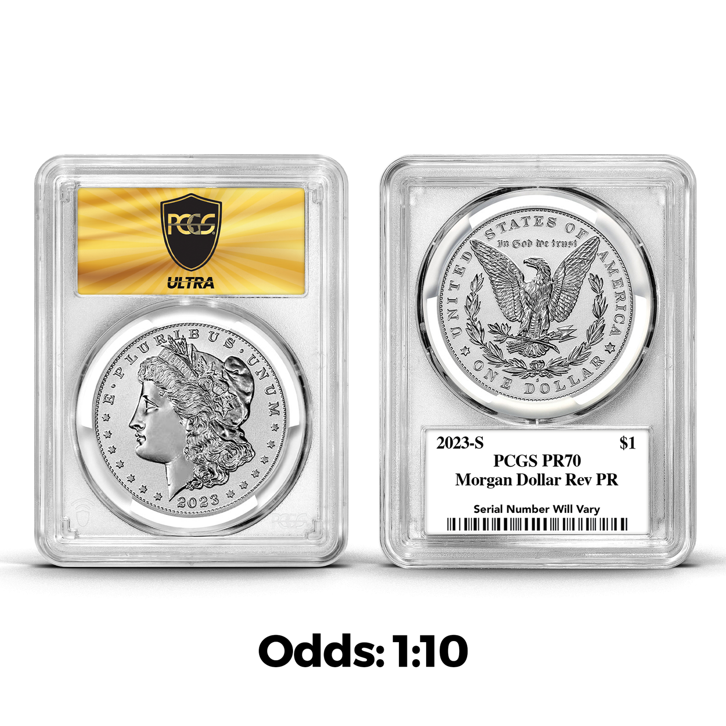 2023 Morgan or Peace Dollar PCGS Reverse PR70 UltraBreaks Pack