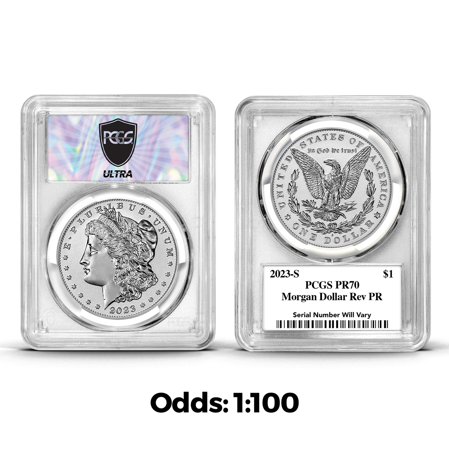 2023 Morgan or Peace Dollar PCGS Reverse PR70 UltraBreaks Pack