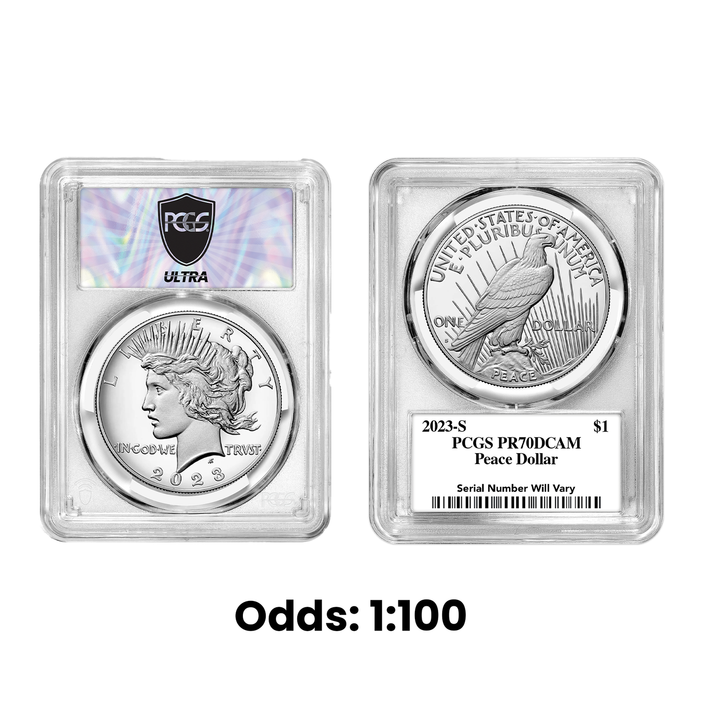 2023 Morgan or Peace Dollar PCGS PR70 Ultrabreaks Pack