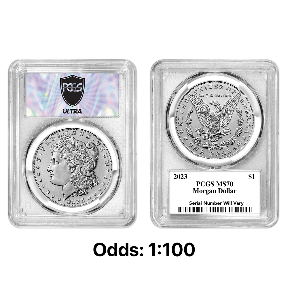 2023 Morgan or Peace Dollar PCGS MS70 Ultrabreaks Pack – UltraBreaks