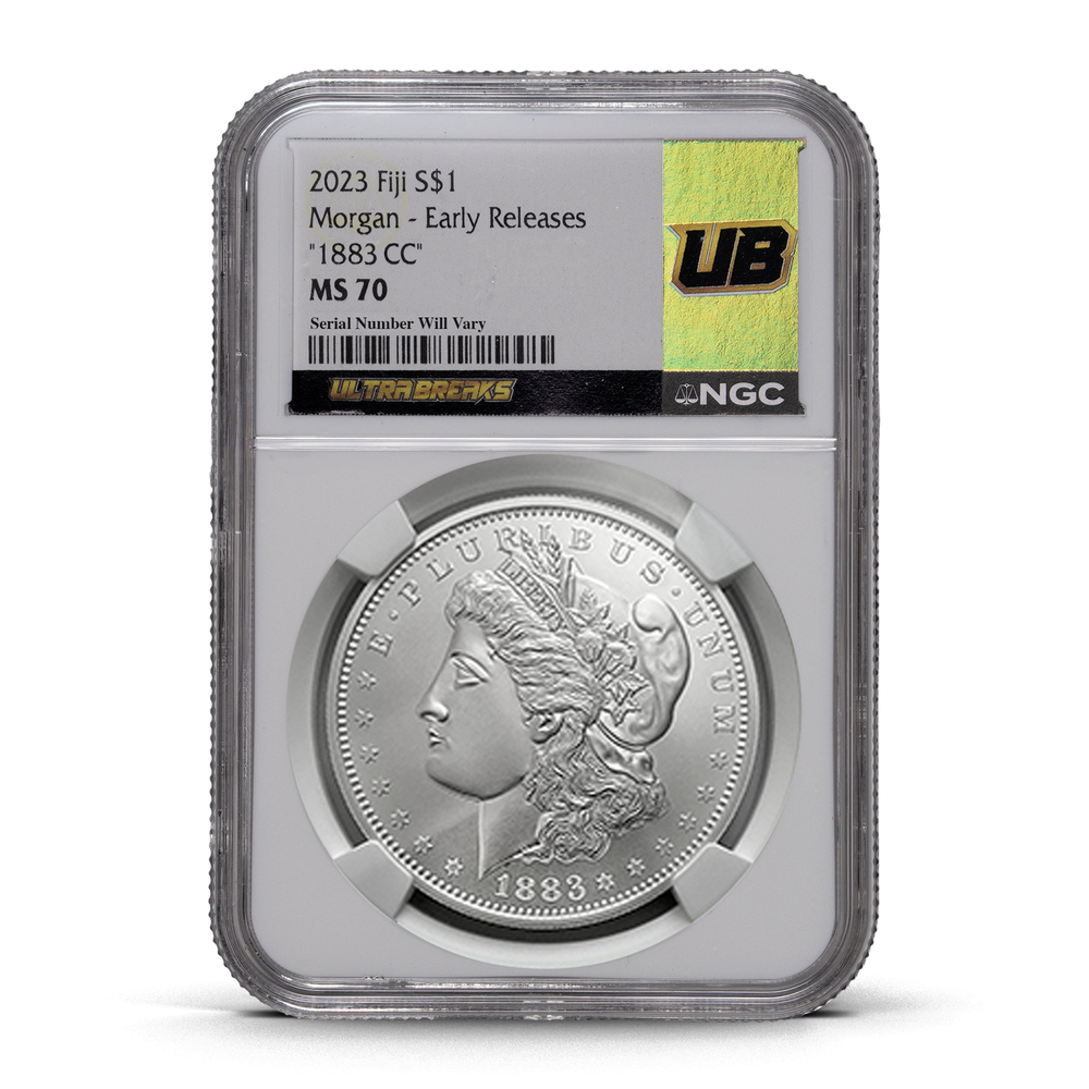 銀貨　バックトゥザ・フューチャー　NGC MS70 UltraBreaks: Carson City Chase - NGC Certified