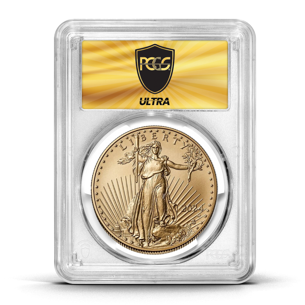 UltraBreaks Heatwave: featuring 1 oz Burnished Silver Eagle & Gold Cha