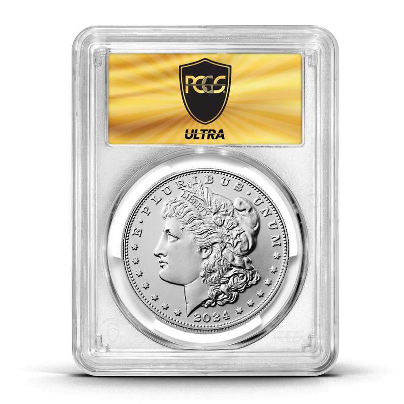 UltraBreaks Silver Dollar Legends: featuring 2024 Morgan or Peace Dollar PCGS MS70 & Chase Coins