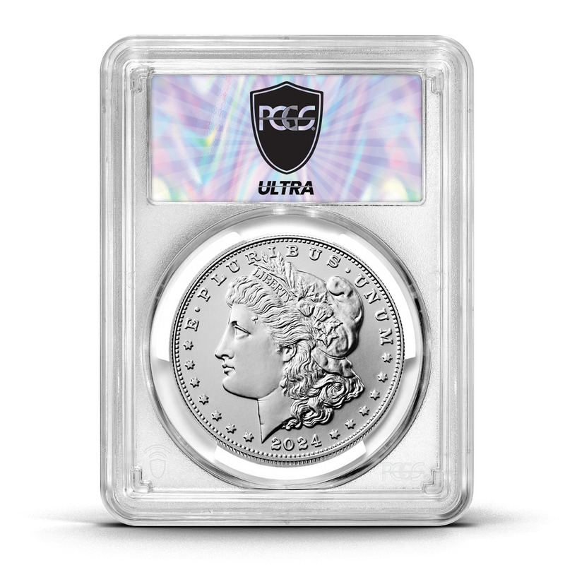 UltraBreaks Silver Dollar Legends: featuring 2024 Morgan or Peace Dollar PCGS MS70 & Chase Coins