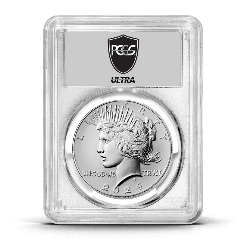 UltraBreaks Silver Dollar Legends: featuring 2024 Morgan or Peace Dollar PCGS MS70 & Chase Coins