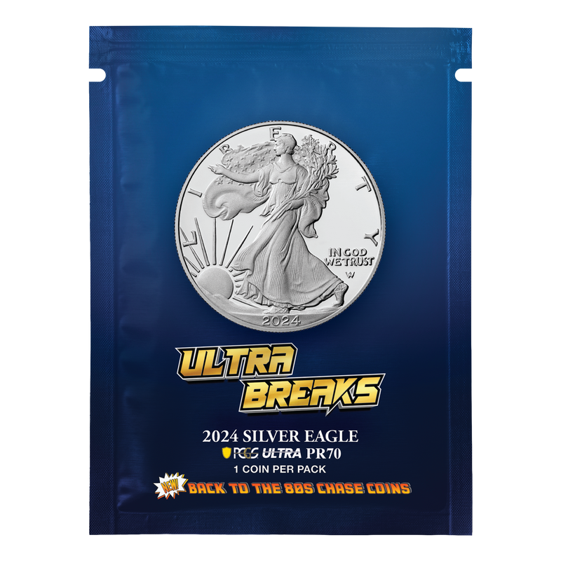 2024 Silver Eagle PCGS PR70 Back To The 80s UltraBreaks Pack