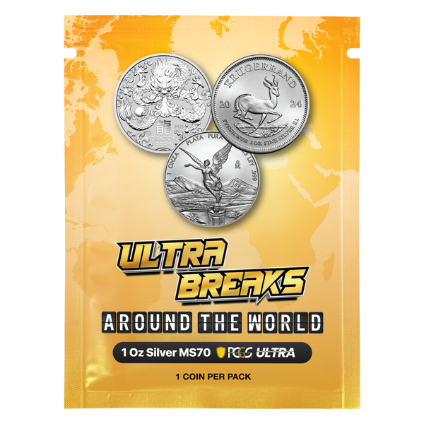 UltraBreaks Around the World: featuring 1 oz Silver MS70 & Gold Chase Coins