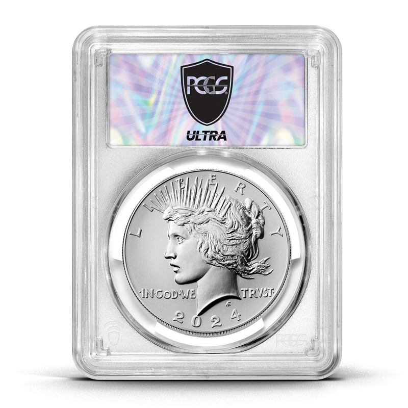 UltraBreaks Silver Dollar Legends: featuring 2024 Morgan or Peace Dollar PCGS MS70 & Chase Coins