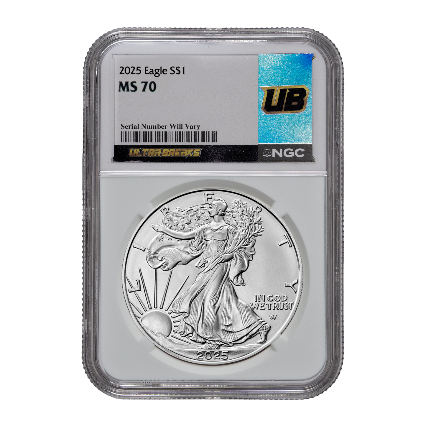 UltraBreaks Saved by the 90s Silver Eagle NGC Certified