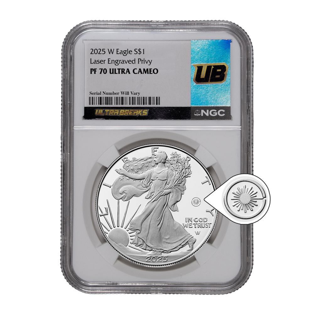 純銀プレート レリーフ❗️富士山 pure silver 計15.00g 10枚 UltraBreaks Privy Power Elite: Silver Eagle Special Edition