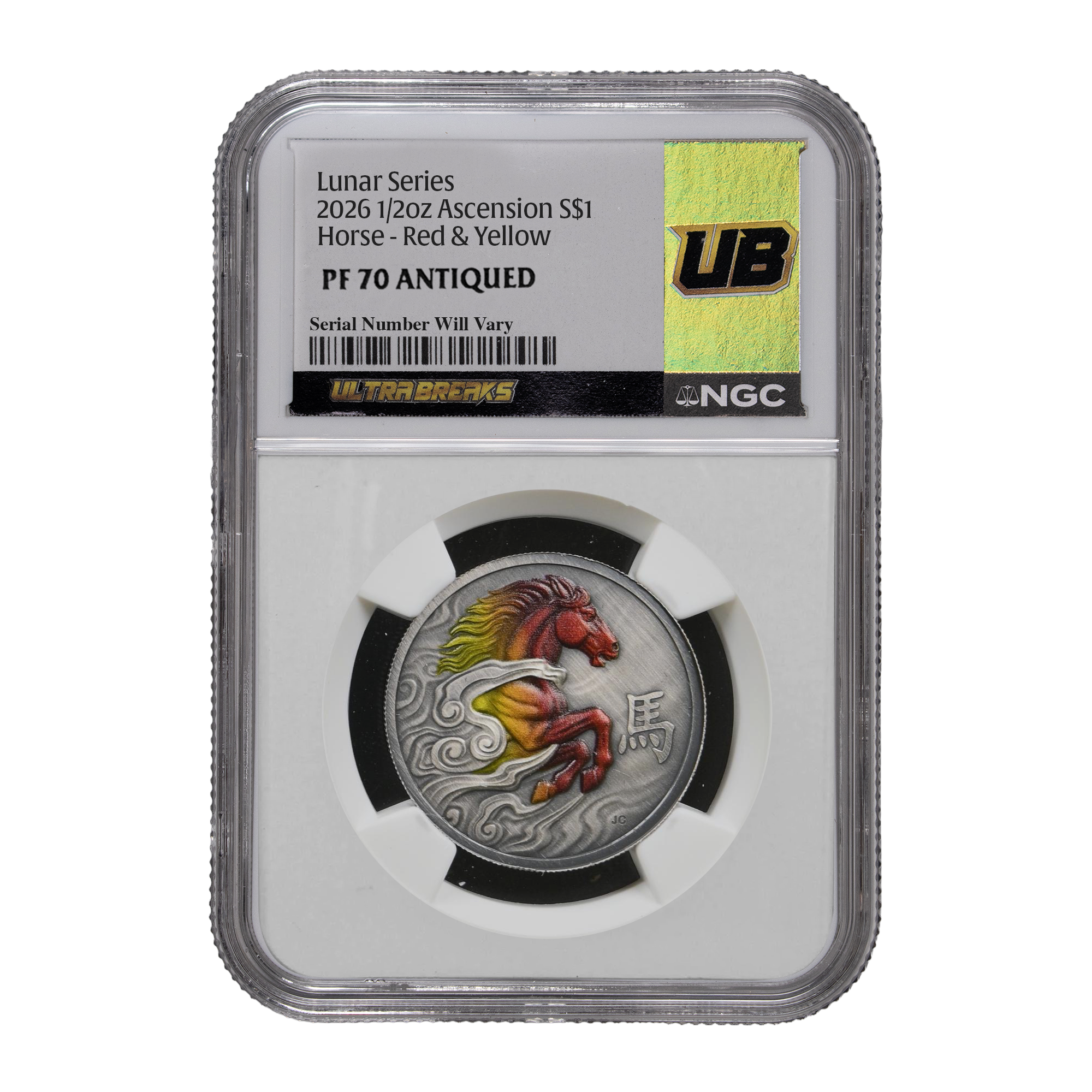 UltraBreaks Year of the Horse MS70 | Commonwealth Mint Exclusive