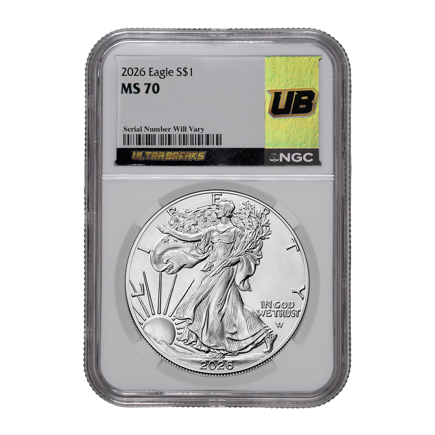 UltraBreaks Saved by the 90s Silver Eagle NGC Certified
