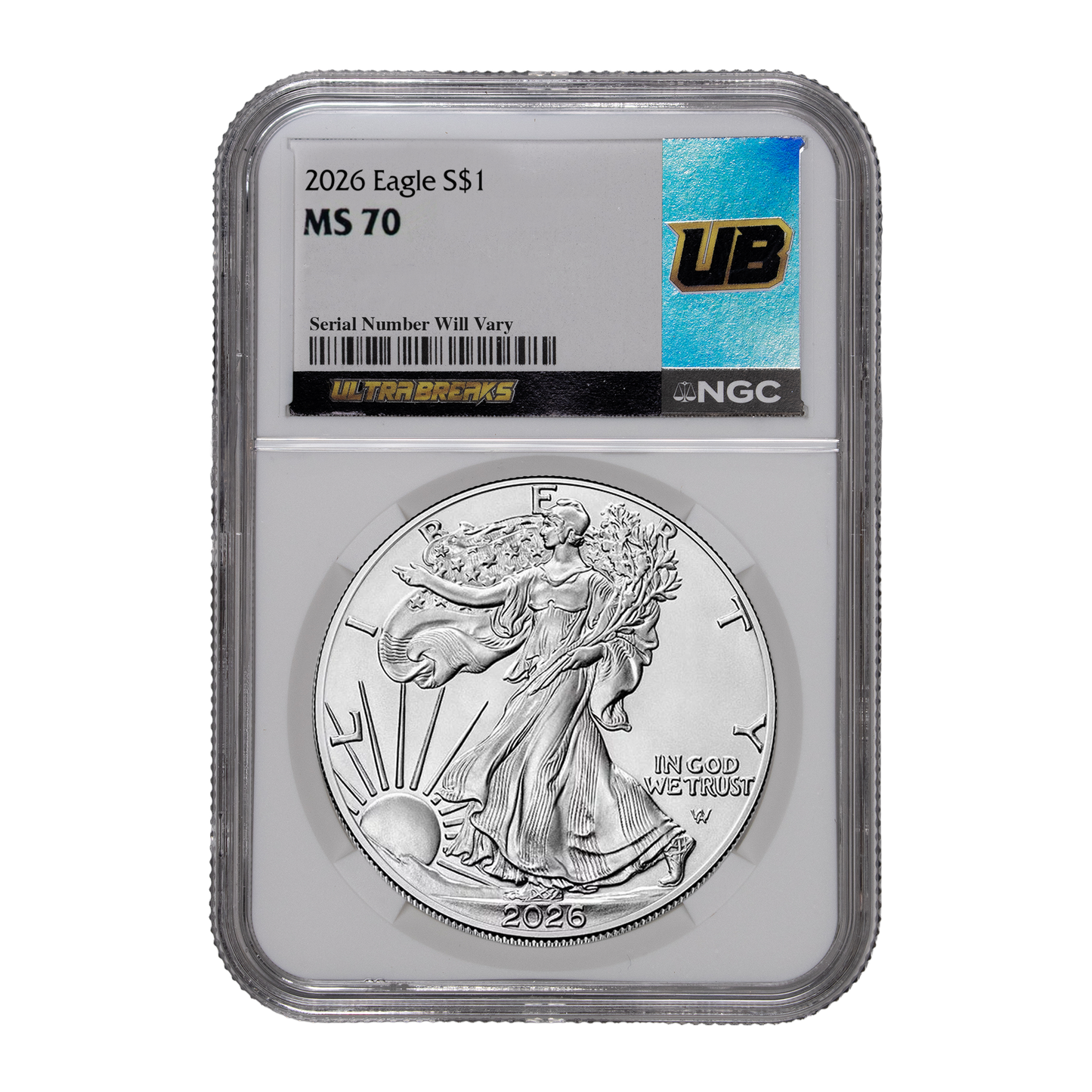 UltraBreaks Saved by the 90s Silver Eagle NGC Certified