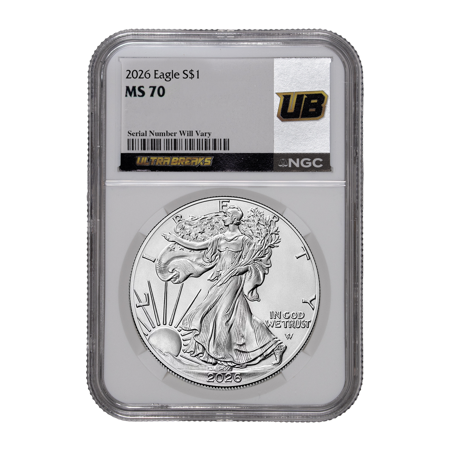 UltraBreaks Saved by the 90s Silver Eagle NGC Certified