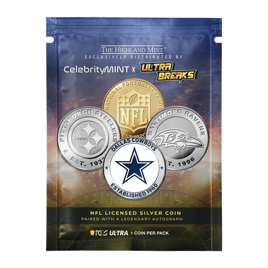 UltraBreaks x Celebrity Mint: NFL Hall of Fame Silver Series