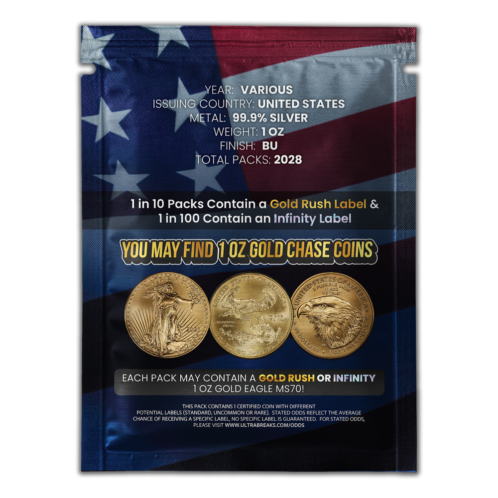 UltraBreaks Made in the USA II: featuring 1 oz silver and Gold Chase c