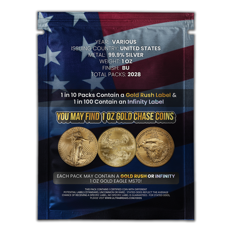 UltraBreaks Made in the USA II: featuring 1 oz silver and Gold Chase coins