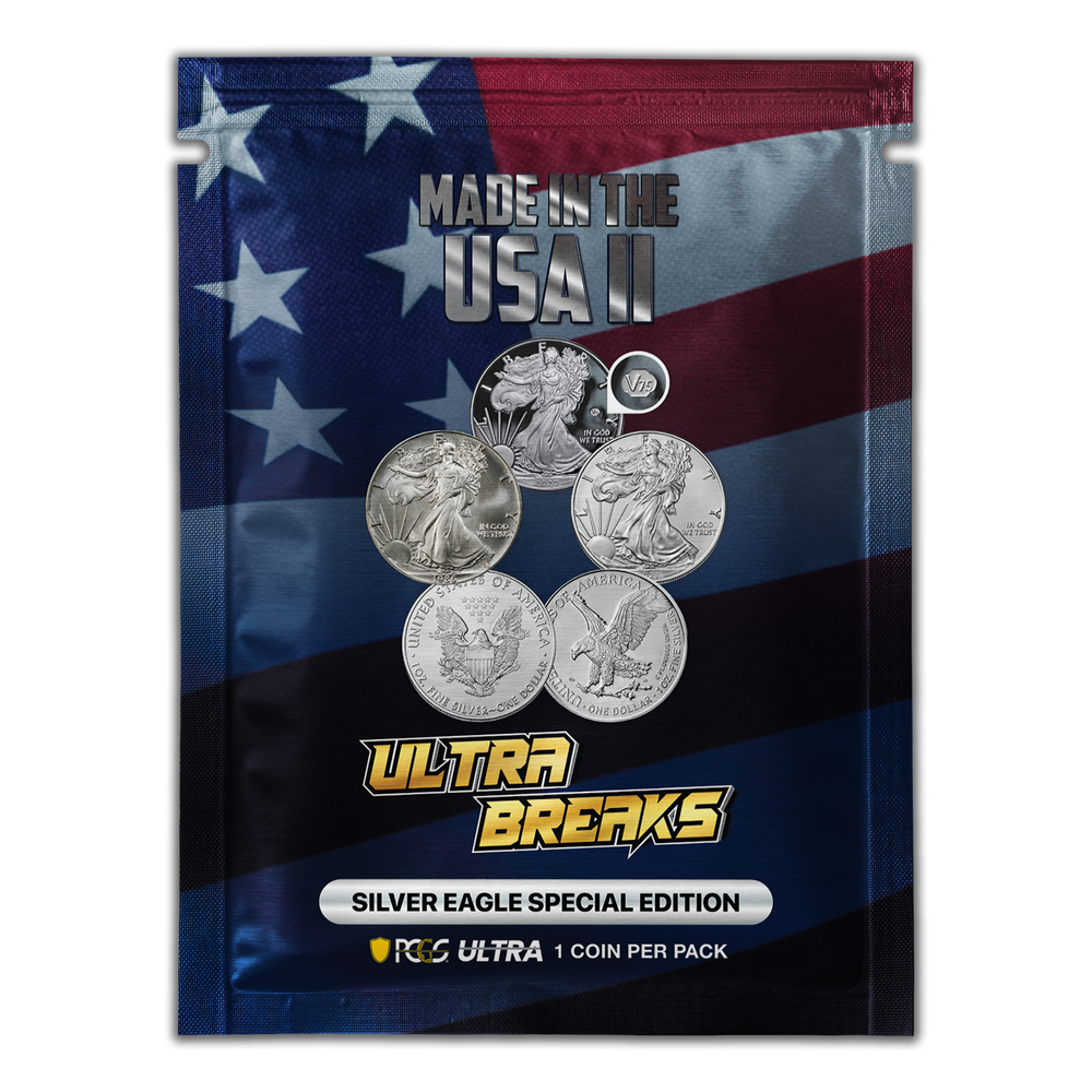 UltraBreaks Made in the USA II: featuring 1 oz silver and Gold Chase c