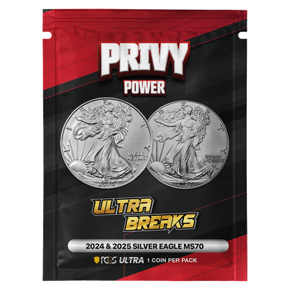UltraBreaks Privy Power: Featuring 2025 & 2024 Silver Eagle MS70 & Gold Chase Coins