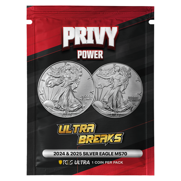 UltraBreaks Privy Power: Featuring 2025 & 2024 Silver Eagle MS70 & Gold Chase Coins