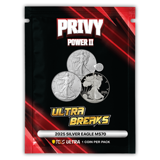 UltraBreaks Privy Power II: featuring 1 oz silver and Gold Chase Coins