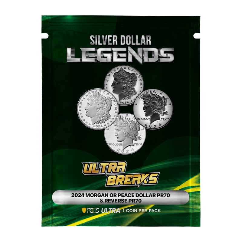 UltraBreaks Silver Dollar Legends II - Proof & Reverse Proof and Chase Coins