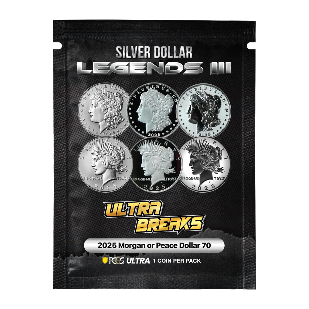 Silver Dollar Legends III | PCGS MS70 Morgan & Peace Dollar Chase