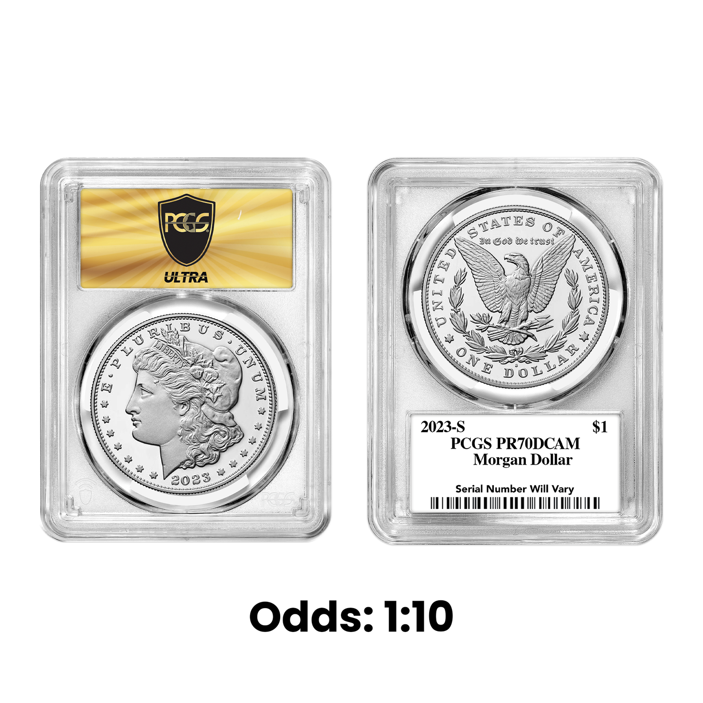 2023 Morgan or Peace Dollar PCGS PR70 Ultrabreaks Pack