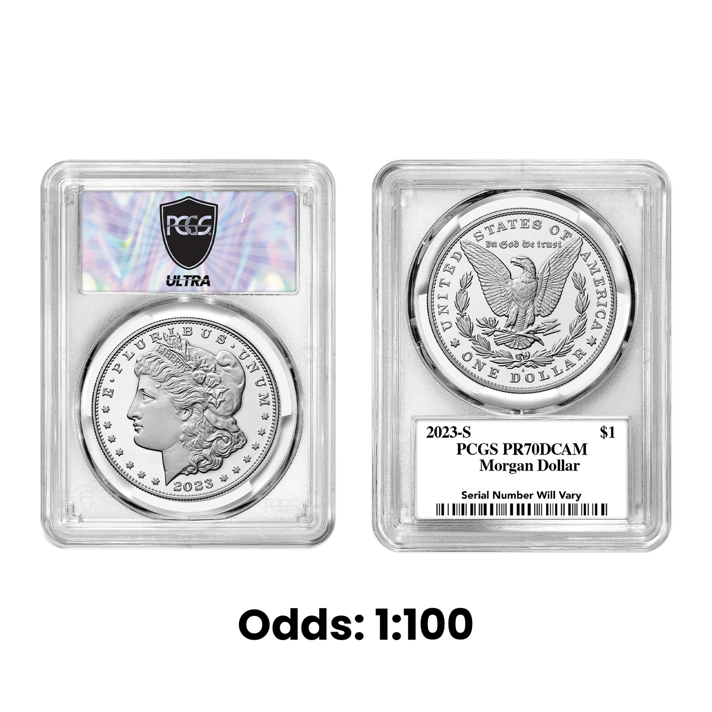 2023 Morgan or Peace Dollar PCGS PR70 Ultrabreaks Pack