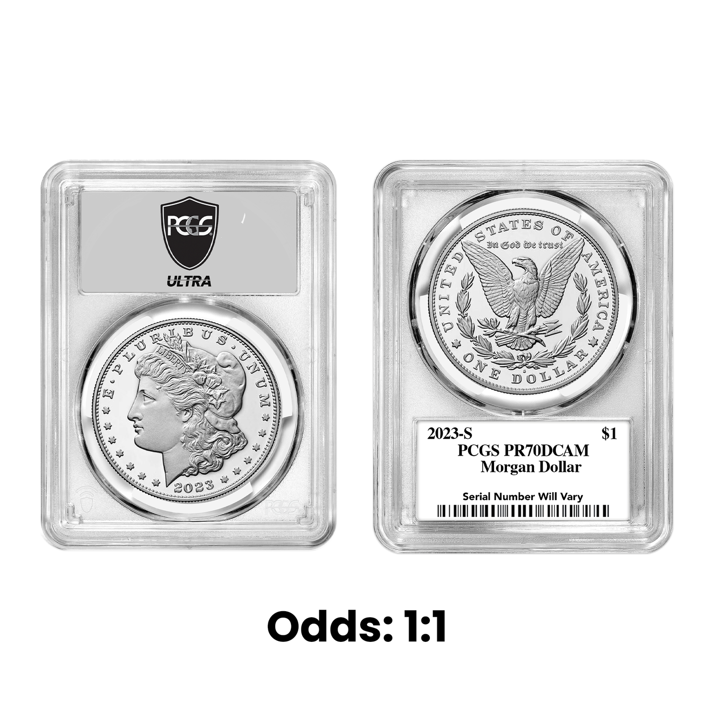 2023 Morgan or Peace Dollar PCGS PR70 Ultrabreaks Pack