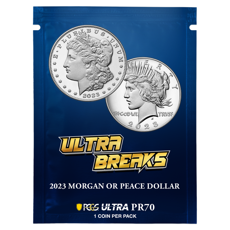 2023 Morgan or Peace Dollar PCGS PR70 Ultrabreaks Pack