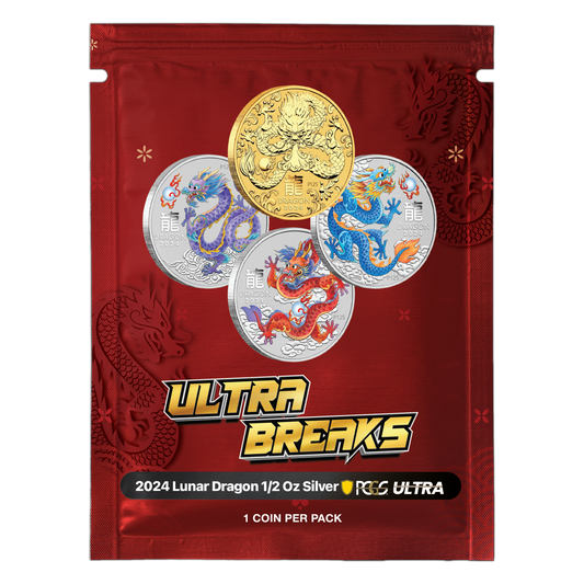 UltraBreaks Lunar Dragon: featuring 1/2 oz Silver & Gold Chase Coins